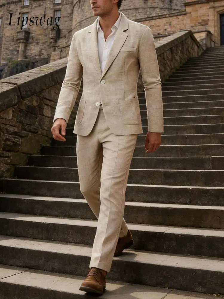 costumes-elegants-pour-hommes-blazer-slim-mode-printemps-2026-veste-a-manches-longues-et-pantalon-de-couleur-unie-ensembles-deux-pieces-pour-hommes-tenues-vintage