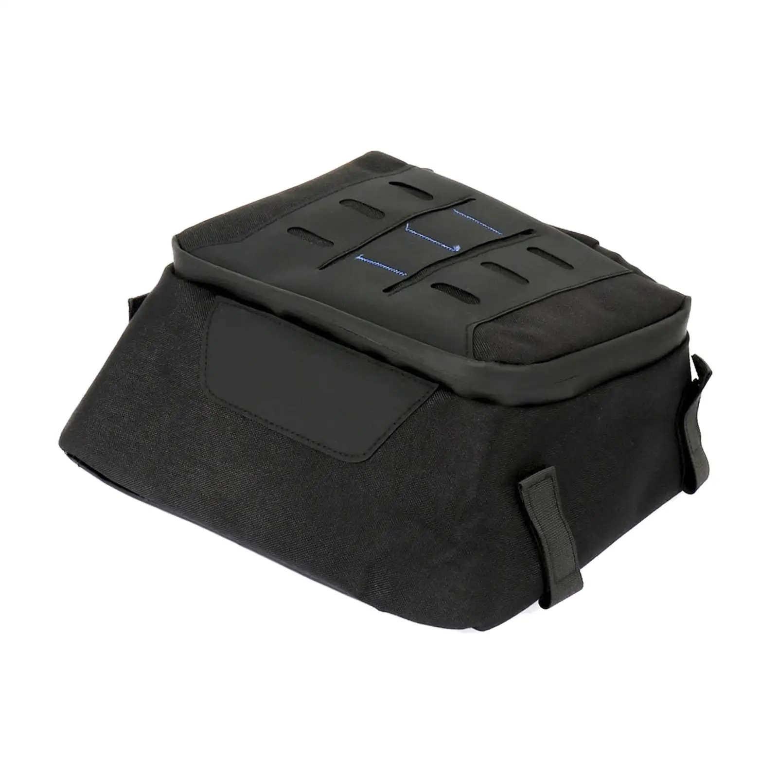 Motorcycle Top Case Bag Water Resistant 30x27x13cm Motorbike Accessory Dustproof Organizer 9L Black Functional Zipper Sturdy