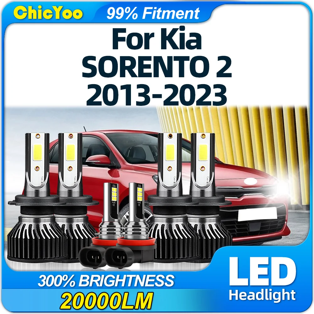 

Фонари головного света автомобильные, 360 Вт, 6000 лм, 2013 к, 12 В, для Kia SORENTO 2 2018-2019 2020 2021 2022 2023