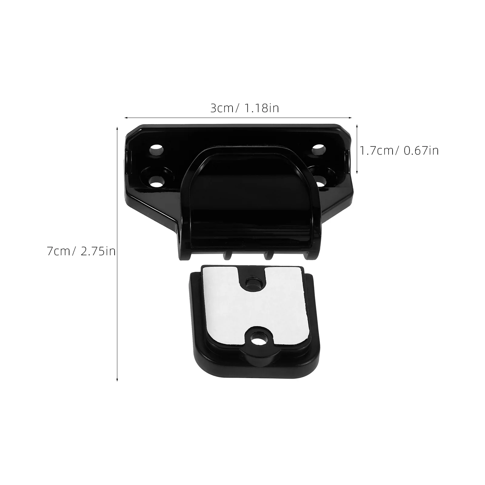 مجموعة واحدة من أدوات بوابة سلامة الطفل، قطع غيار بوابة الطفل السوداء، طقم تصليح الأجهزة لسلامة الحيوانات الأليفة الصغيرة #4