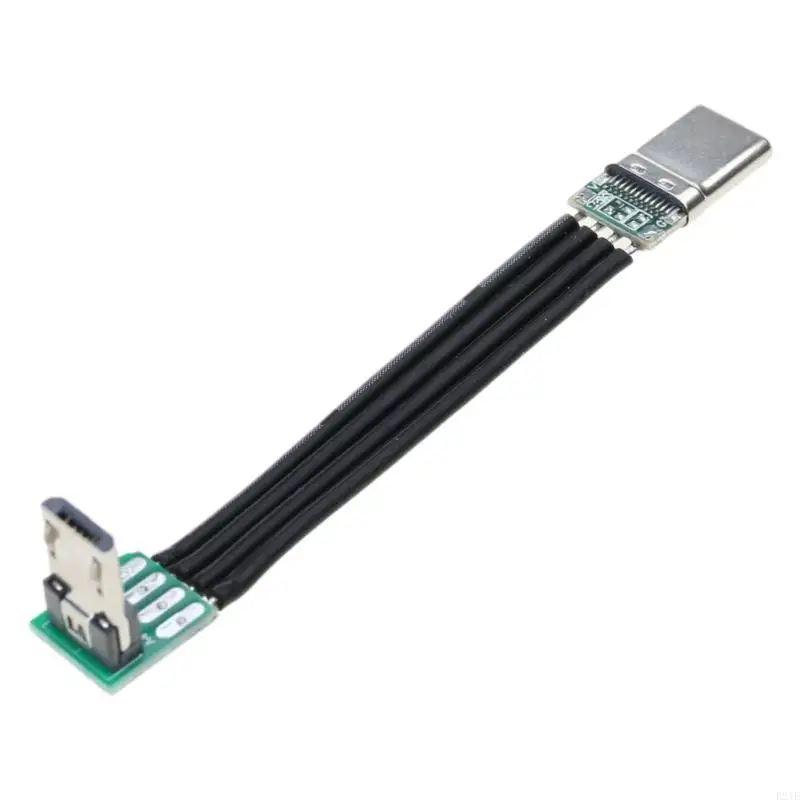 

E21e microusb2.0 typec 90 -градусные адаптеры ленты ленты ленты USBC Cable Data