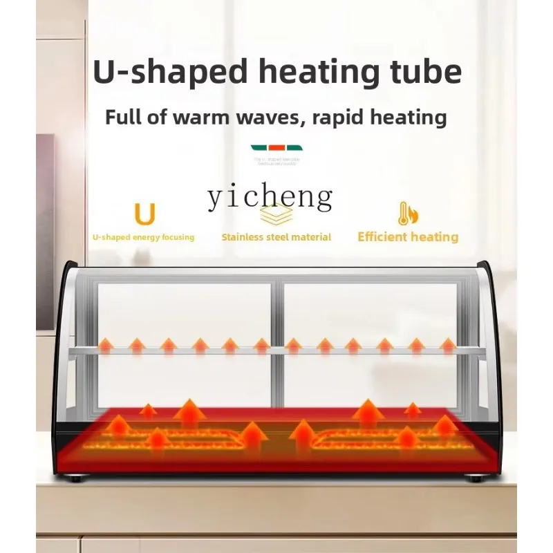 Fried Chicken Burger Commercial Insulation Cabinet Cooking Cabinet Constant Temperature Heating Egg Tart Buns Food