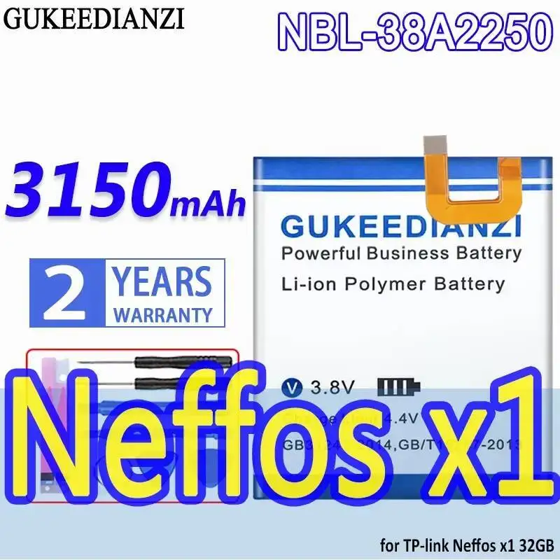 

Аккумулятор мобильного телефона Nbl-38A2250 Стабильный 3150 мАч для TP-Link Neffos X1 32 ГБ