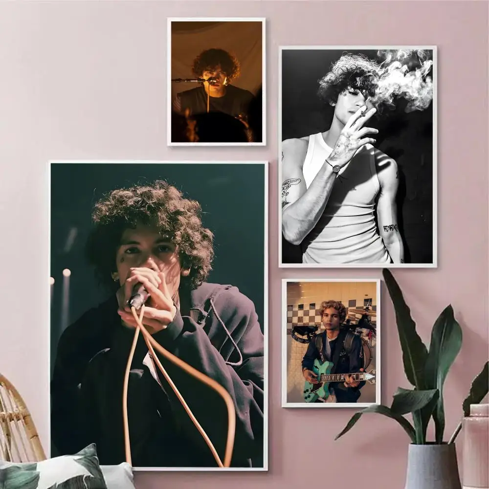 Singer Rapper D-Dominic Fike Poster Durable Painting Canvas Poster Wall Hanging Home Interior Decoration Art Mural Gift