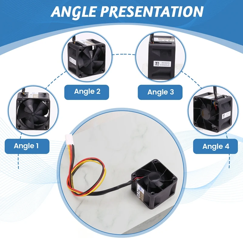 

3Pcs 4028 12V 1A DBTB0428B2G High Speed Server Fan 40X40x28mm Double Ball Bearing 4-Wire PWM