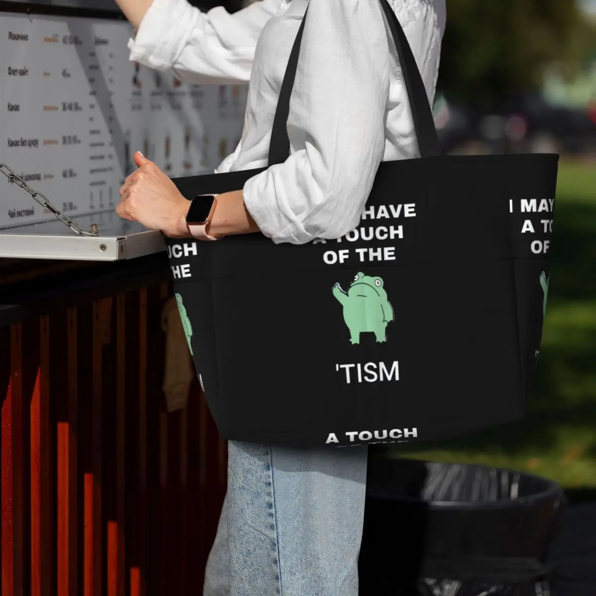 

I May Have A Touch Of The Tism Beach Tote Bag Sport Gym Yoga Duffle Large Tote Bag Women Travel Bag Fitness bag