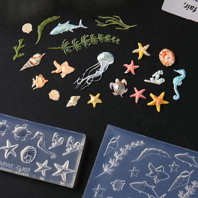 Nail art Weiche Silikon Form Shell Conch Formen 3D Silikon Geschnitzt Ozean Stil DIY Nagel Design Vorlage Nagel Zubehör Für Salon