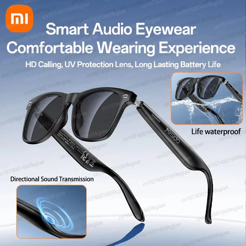 Xiaomi Smart Bluetooth Glasses Hair Multifunctional Long Endurance Cycling Outdoor Sports Music Glasses UV Protection