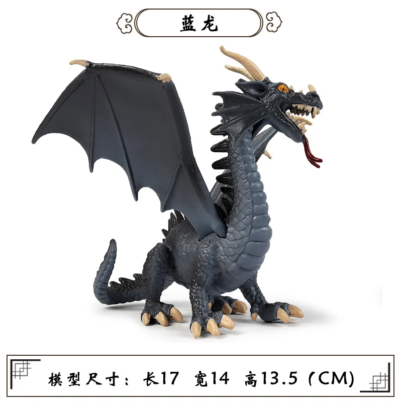 Oenux Simulierte Mythische Tiere Monster Veteran Eisdrache & Seedrache Modelle Actionfiguren Realistische Puppen Sammlerstücke Spielzeug – Detail 3