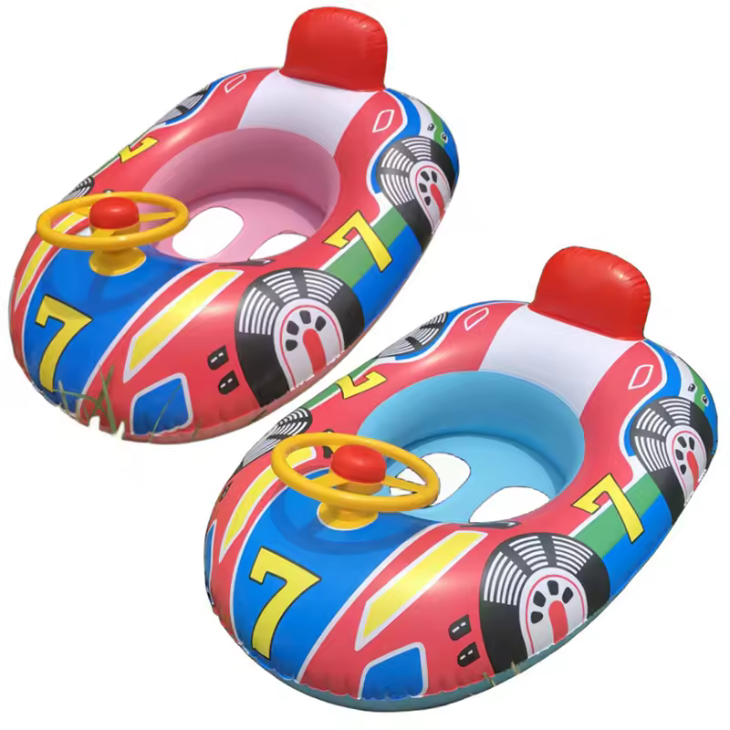 Inflatable Steering wheel car boat Swimming Float Ring, Inflatable  Pool Floatie ，Bathtub Toys， Pool Accessories