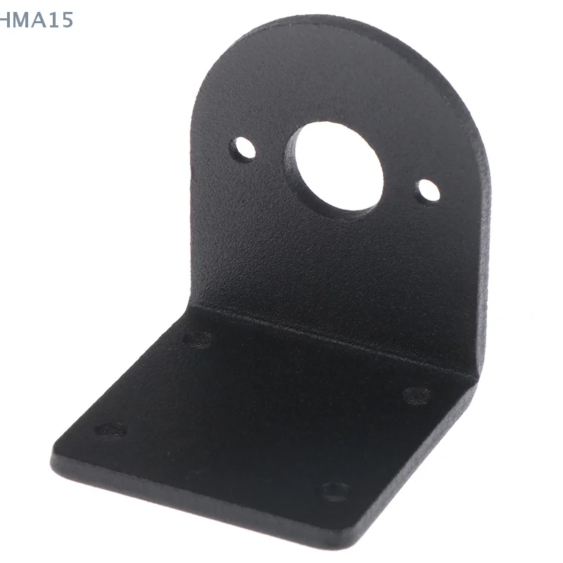 Motor Bracket 550/545/555 DC Motor Black L Shape Aluminum Alloy Fixed Support Mounting Bracket