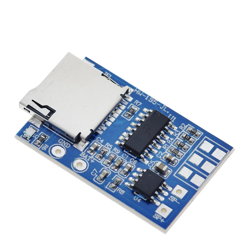 TZT GPD2846A TF Card MP3 Decoder Board 2W Amplifier Module for Arduino GM Power Supply Module