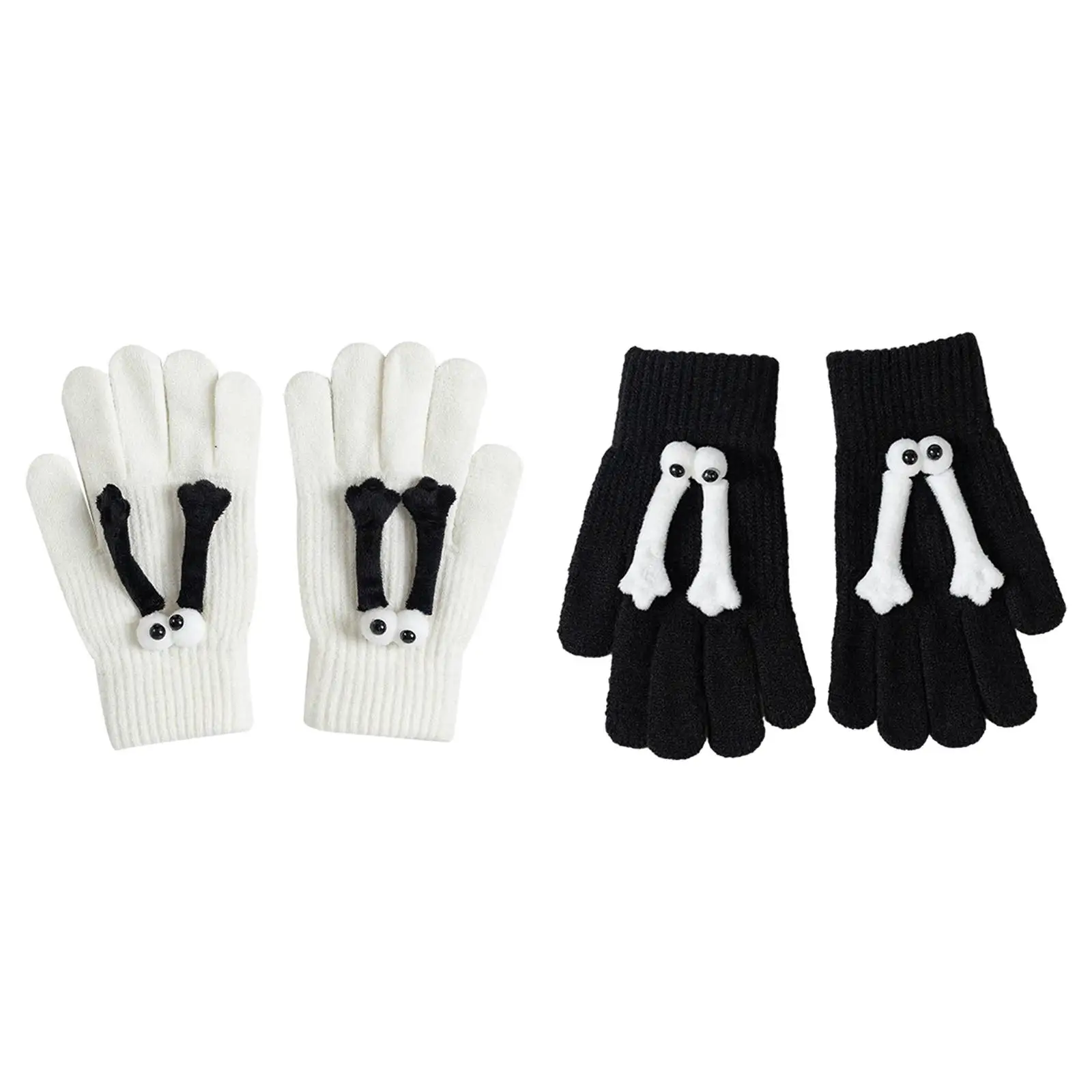 Hand in Hand Gloves Touch Screen Gloves 1 Pair Magnetic Gloves Couple Gloves - view 5
