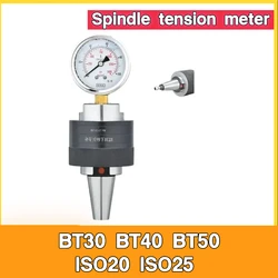 HSK63 Testing Tool Spindle BT30 BT40 BT50 Hydraulic Testing Instruments Spindle Tension Meter CAT40 SK40 Cnc Tools