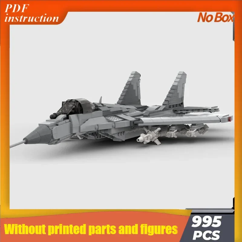 

Moc строительные кирпичи, военная модель MiG-29, двойной двигатель, воздушный контроль, истребитель, технология, блоки, подарочная игрушка, наборы «сделай сам», сборка, Рождество