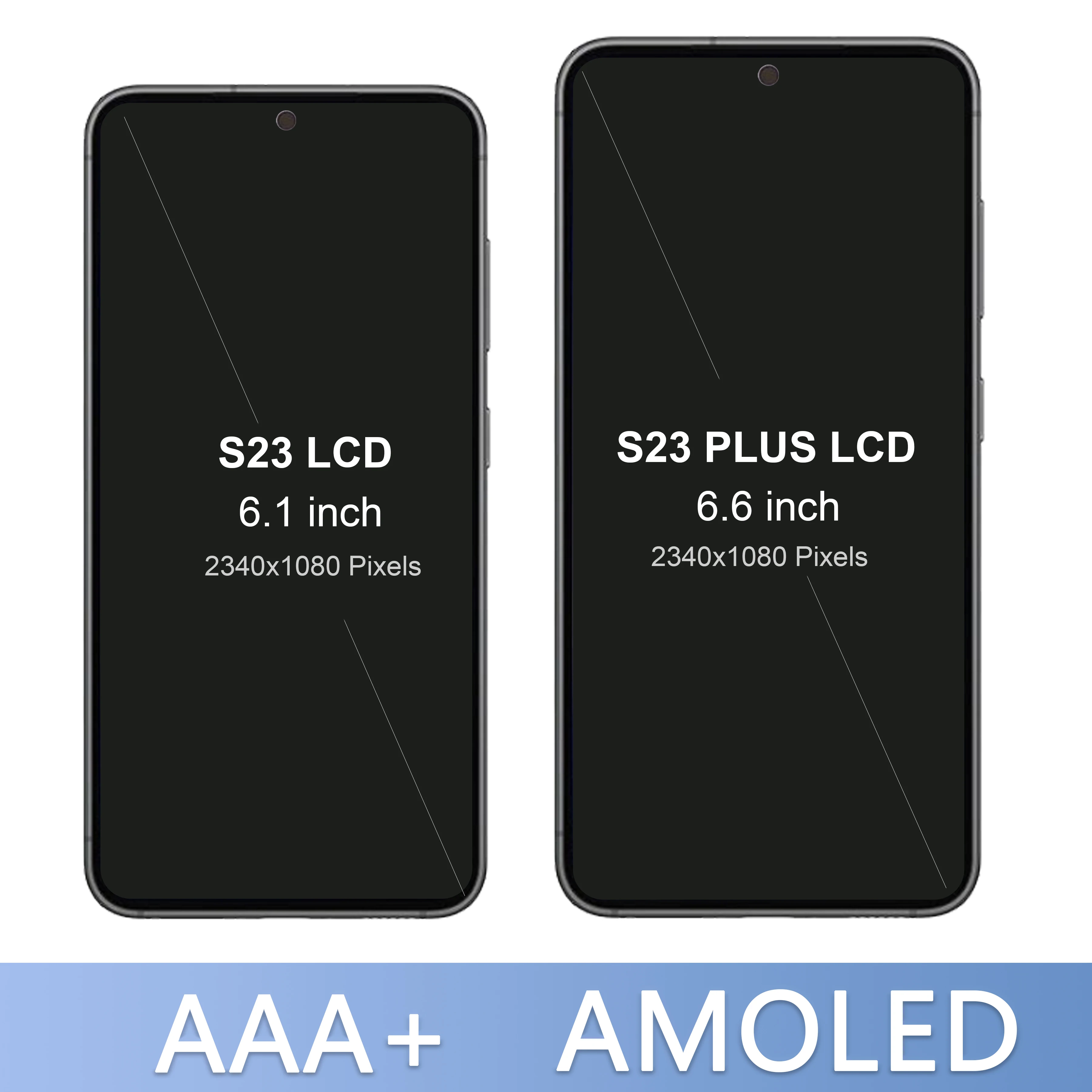 FOR S23 5G Super AMOLED Screen No defects For Samsung Galaxy S23 LCD S23 S911 S911B S911U LCD Display touch screen assembly