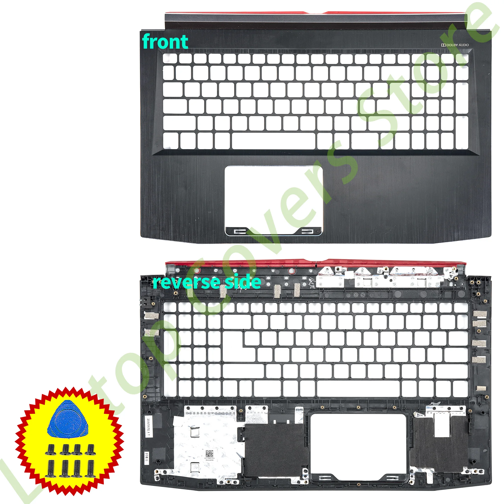 Laptop Covers For Nitro 5 AN515-41 AN515-42 AN515-51 AN515-52 AN515-53 N17C1 LCD Back Cover Bezel Palmrest Bottom Hinges