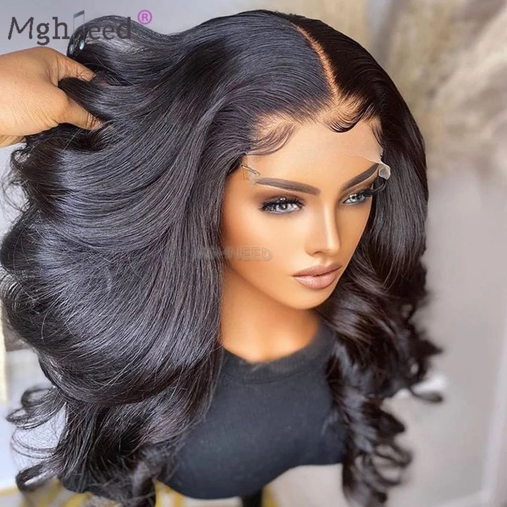 360 Full Lace Wig Human Hair Brazilian Natural Wave Lace Front Human Hair Wig Brazilian Curly Wigs HD Pre Plucked Wigs For Women