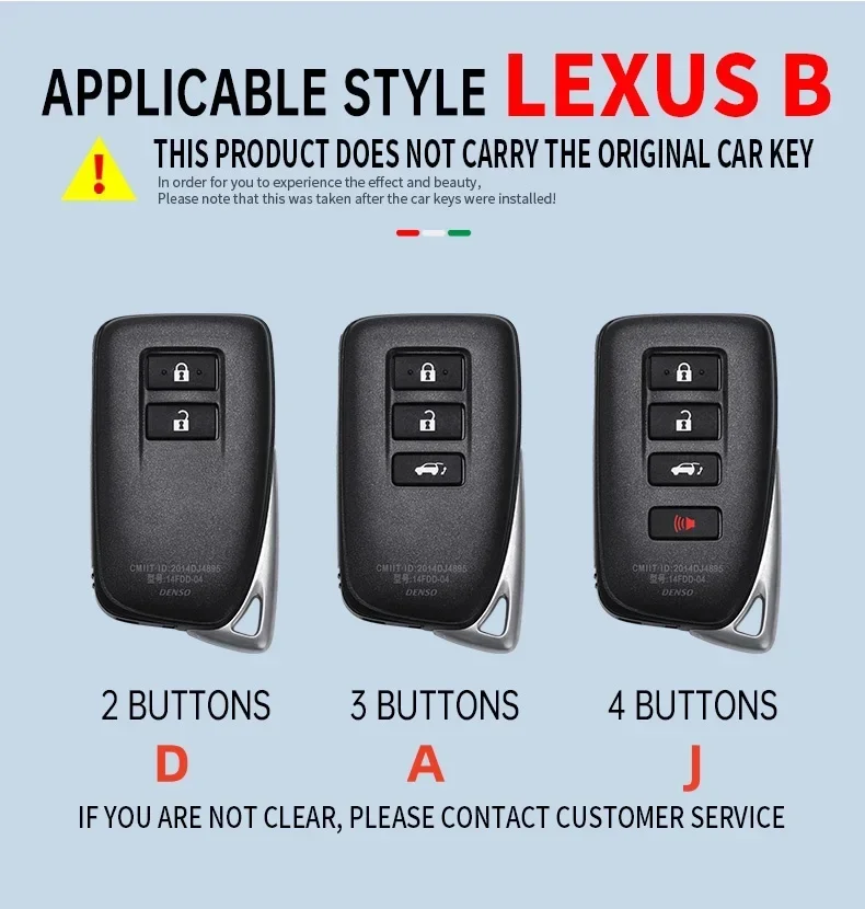 Zinc Alloy Car Key Case Cover Protector Shell For Lexus NX GS RX IS ES GX LX RC 200 250 350 LS 450H 300H Keychain Accessories