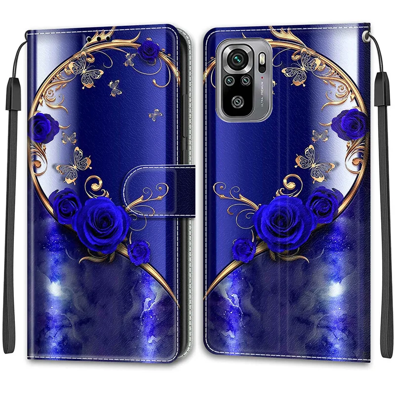 Custodia a portafoglio in pelle goffrata 3D per Xiaomi Redmi Note 10 5G Cover di lusso per Redmi Note 9 Pro Max 9S 8 T 8 T 7 10S 10T Funda