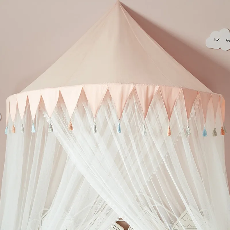 Kinderbed Tent Hangend Plafond Muur Tule Mesh Speelgoed Tent Decoratie Prinses Stijl Kinderen Slaapkamer Speeltenten Klamboe Decor