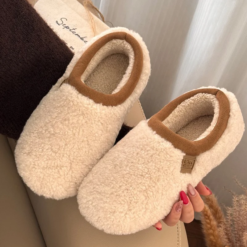 

Домашние тапочки, женские нечеткие плюшевые зимние теплые домашние тапочки, нескользящая мужская домашняя обувь, женская обувь, уютная пушистая мягкая спальня