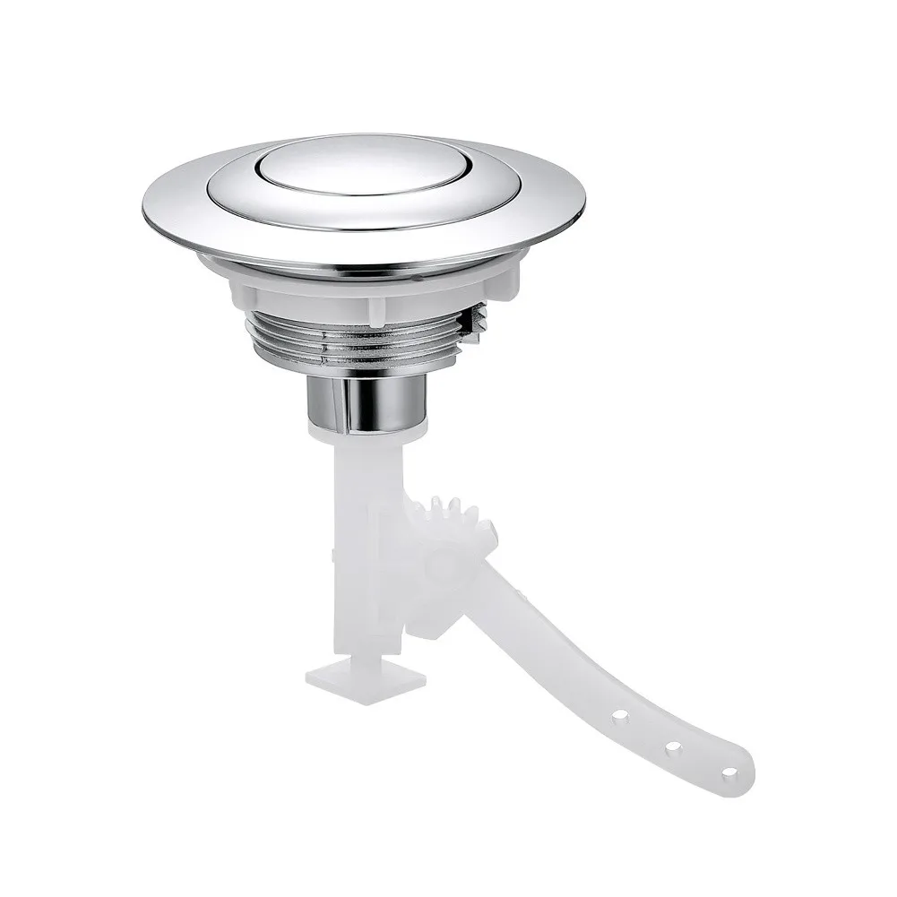 ABS Plastic Single Flush Button for Toilets Replaces For 40 50 60mm Models Easy Installation for Home Bathroom Upgrades