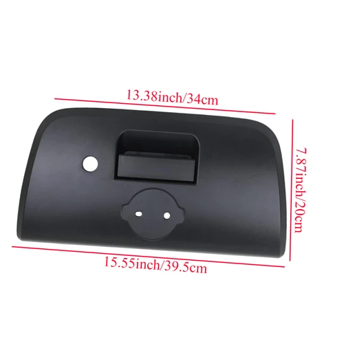 Imagen 2 del producto Manija de puerta trasera exterior con orificio de cerradura para Nissan Frontier, reemplazo de 90606-8Z400, 906069Z400, 2002, 2003