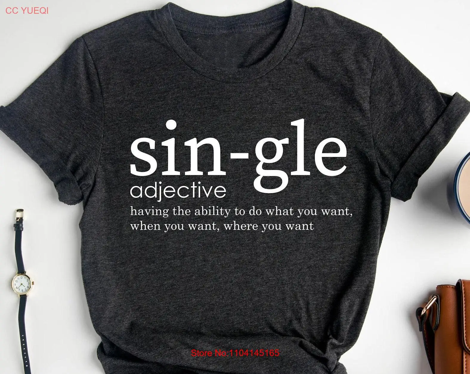 Single Valentine T Shirt Sin gle Adjective Funny Valentines Anti For Friends Girls Power long or short sleeves