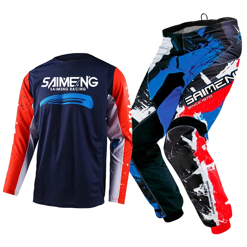 

Motochross gear set for children Dirt Bike racing suit boy girl Downhill Jersey Pant Kits Youth Children Motorcycle 4 5 6 7 8 9