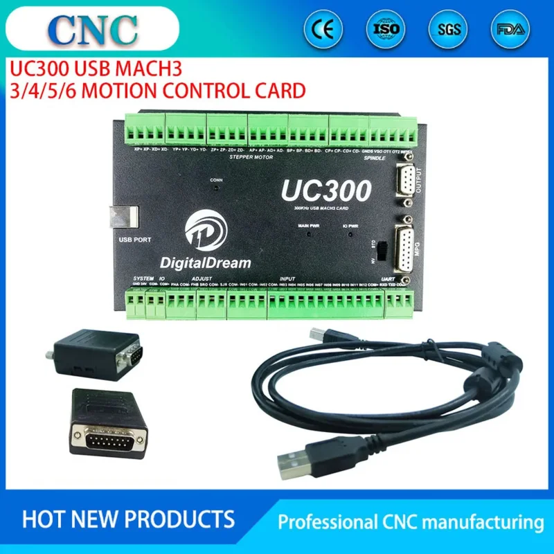 

NVUM upgrade USB Mach3 controller UC300 3/4/5/6 axis motion control board for CNC milling machine