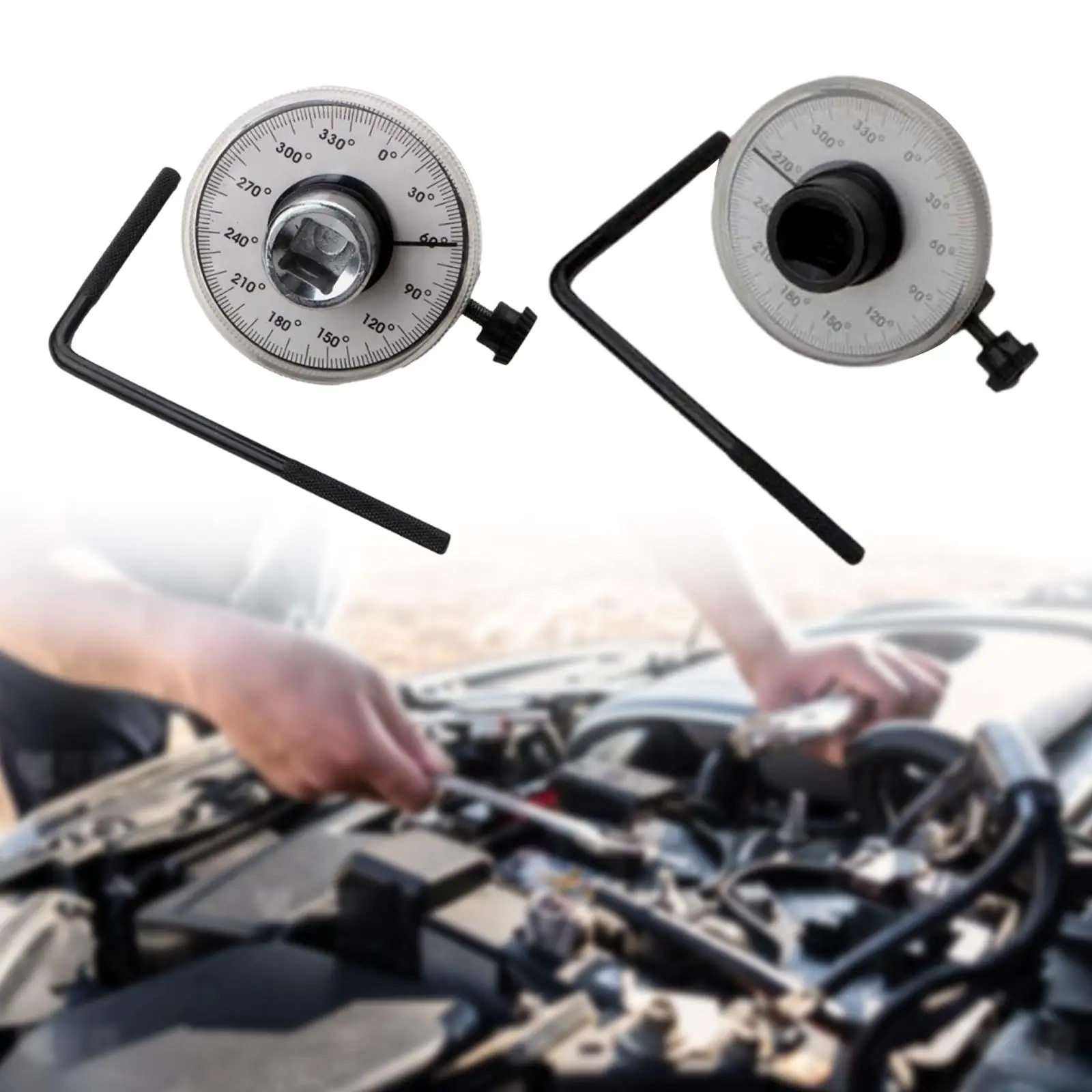 

Torque Angle Gauge Auto Maintenance with Wrench Professionals 360 Adjustable