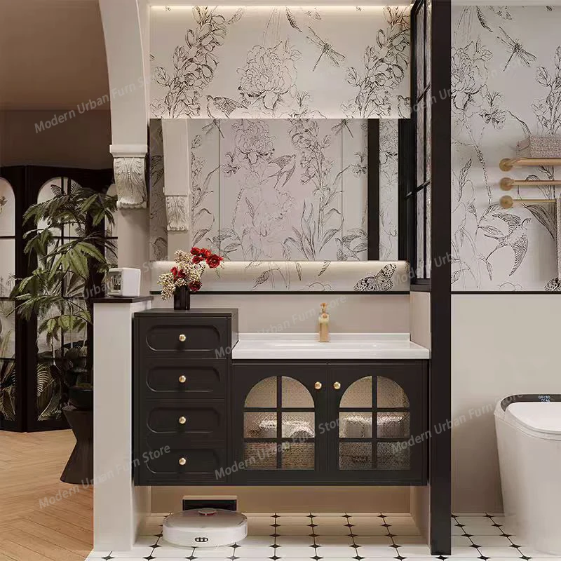 

Skincare Luxury Bathroom Cabinet Bar Paper Medicine Display Storage Organizer Mirror Cupboard Modern Over Gabinete Furniture