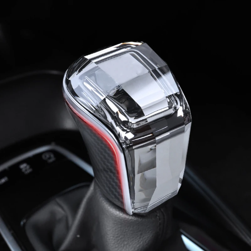 

LED Crystal Gear Shift Knob Type-c For Toyota Camry/Levin/Frontlander/Allion /Avalon/CHR/Levn/Corolla Seven Color Gear Head