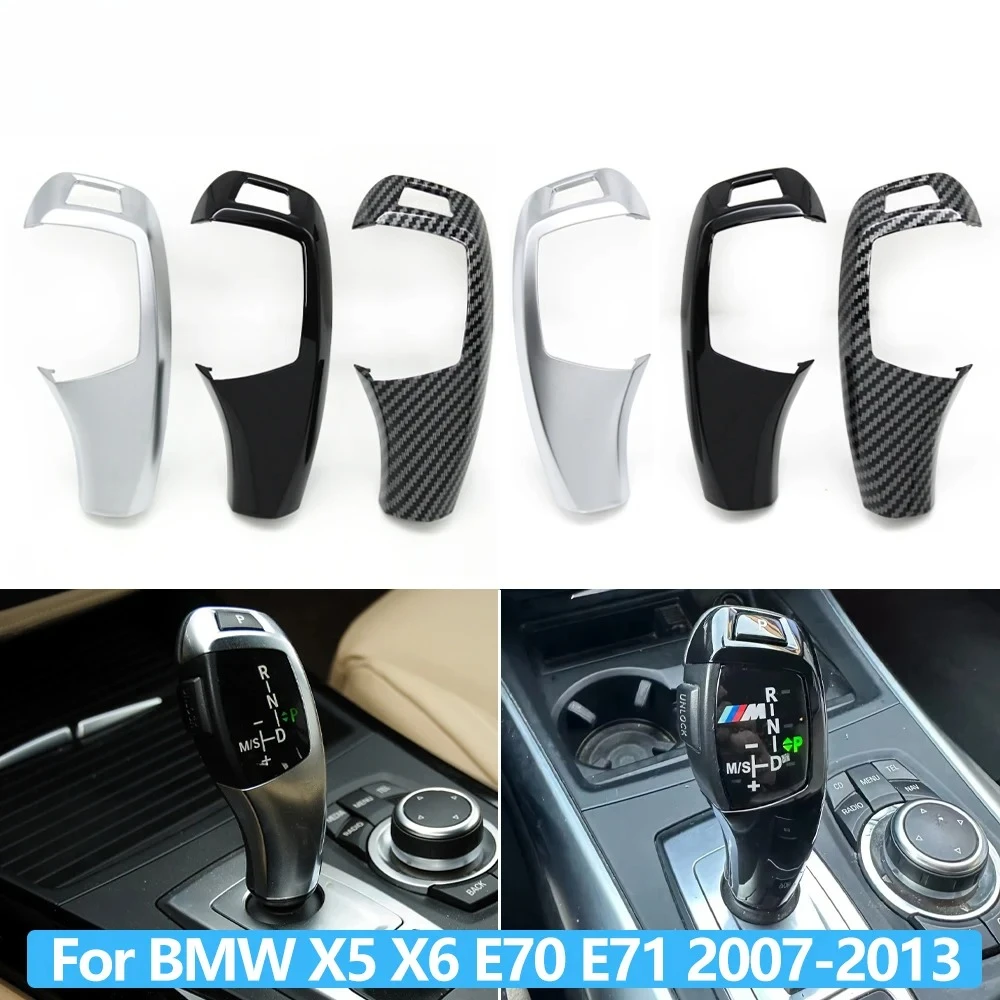 

Ручка переключения передач с левым рулем и левым рулем RHD, накладка на кнопку парковки для BMW X5 X6 E70 E71 E72 2007-2013 61319116587