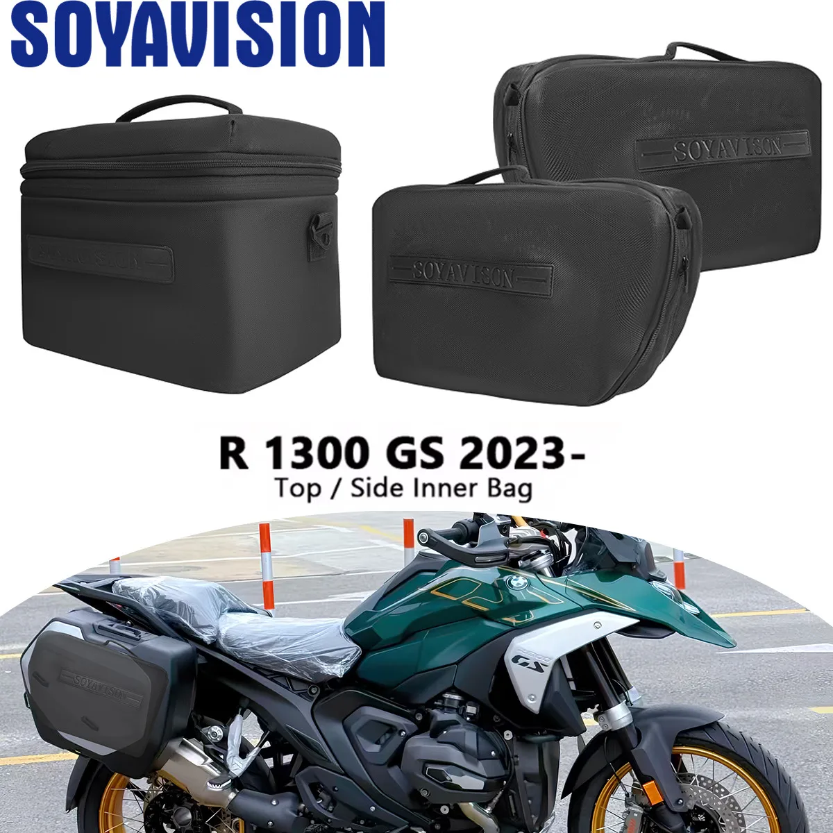 

Waterproof Motorcycle Luggage Bag Saddlebag Inner Bags Top Case/Side Case Liner Bags For BMW R1300GS R 1300 GS 1300GS 2023-2025
