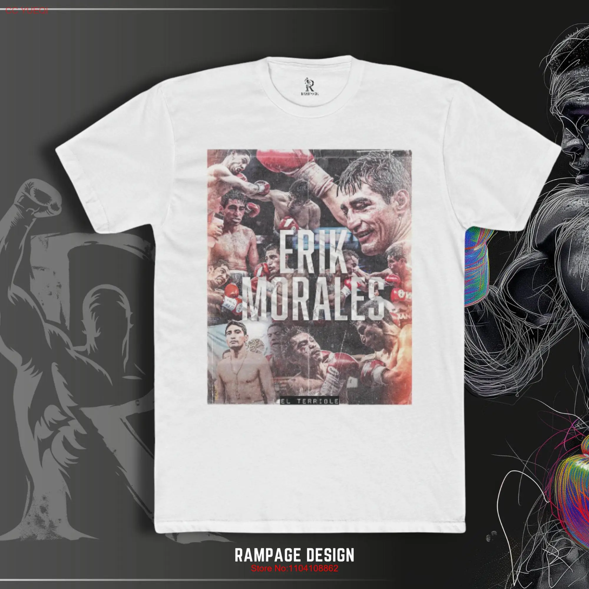 Unique Erik Morales Boxing T Shirt Custom Gym for True Enthusiasts long or short sleeves