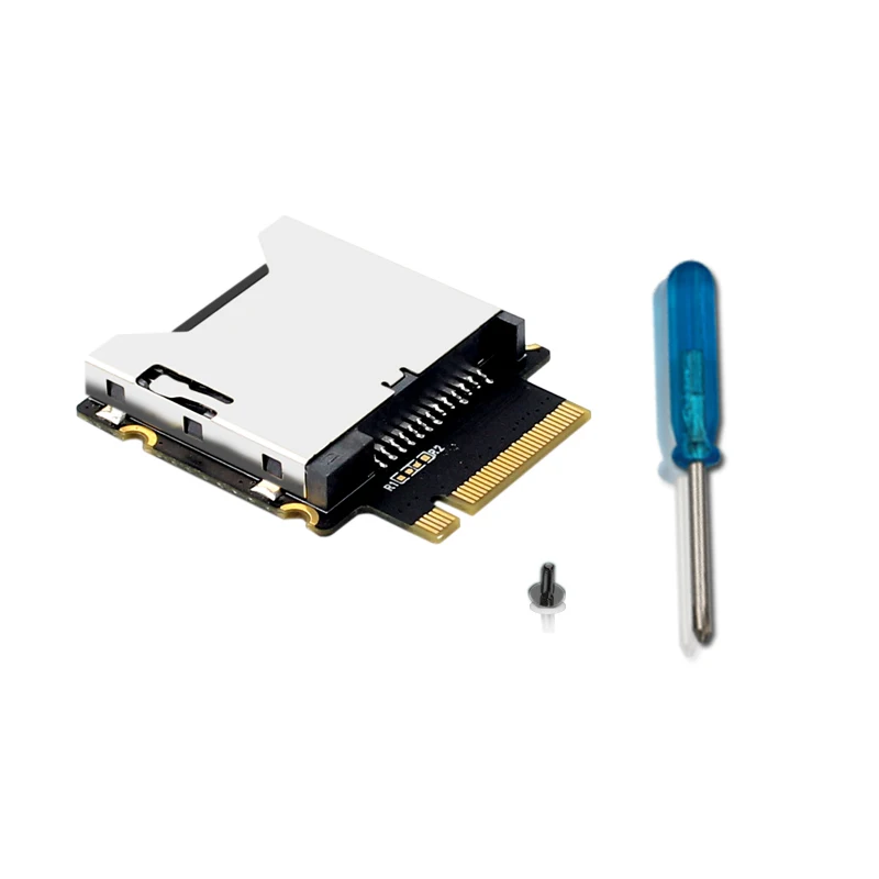 CFExpress adaptor M.2 NVME tipe A ke M.2 m-key M2 PCIE 3.0/4.0 X1 ke CF Express papan Riser SSD tipe-a kecepatan tinggi untuk PC