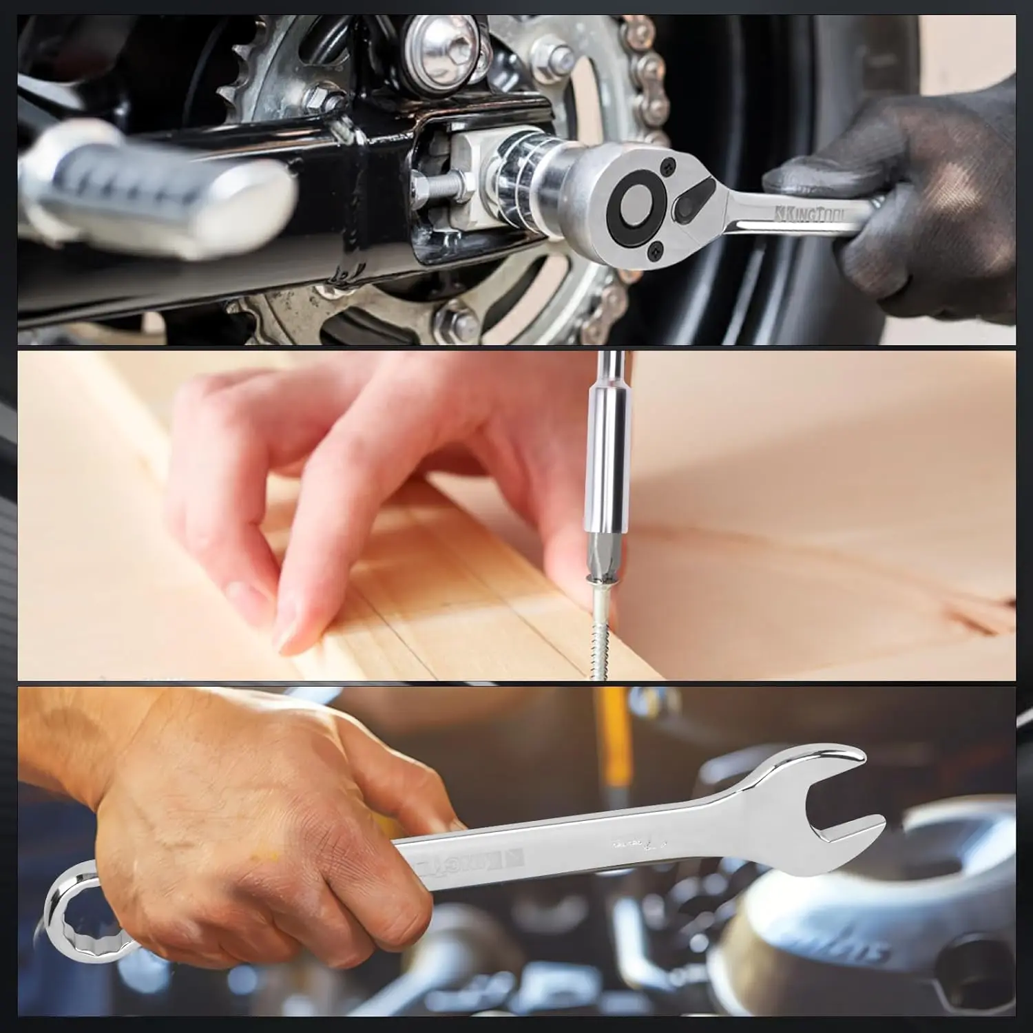 408-Piece Mechanic Tool Set - Socket Set with Heavy Duty Tool Box Storage Case for Home, Automotive, Bike Projects