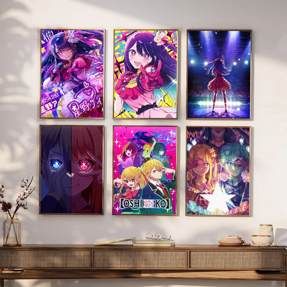 Oshi-no-Ko Anime Anime Posters Sticky HD Quality Poster Wall Art Painting Study Wall Decor