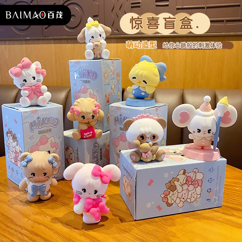 New Mikko Debut Series Surprise Blind Box Cute Cartoon Doll Ornament Figures Girls Birthday Gift Collectibles Mystery Box Toys