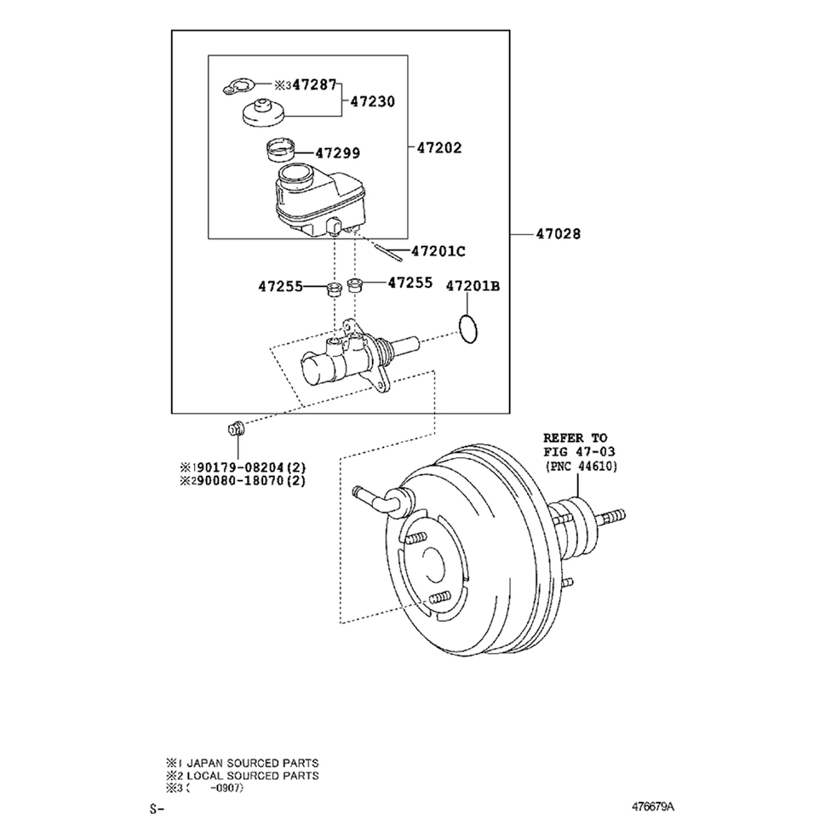 

#13R Automotive Parts & Accessories,Car Brake Master Cylinder for Lexus NX200t NX300h NX300 Toyota,Silver & White