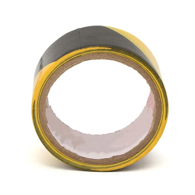 ANPWOO 45mm Black and Yellow Self Adhesive Hazard Warning Safety Tape Marking Safety Soft PVC tape