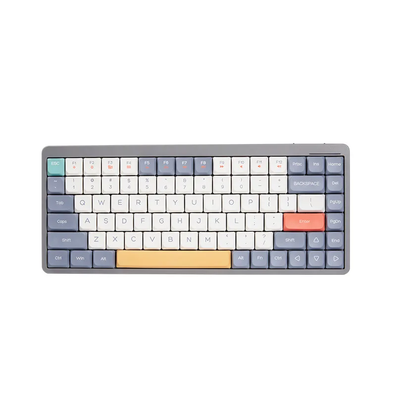 

Wireless Mechanical keyboard 84 keys 2.4G+BT5.0+Type-C keyboard RGB light effect tablet keyboard