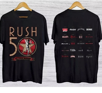 Rush R50 Tour 2026 T-shirt, Rush Band Concert T-shirt, Retro Rock Music Unisplendour Casual and Comfortable Shirt