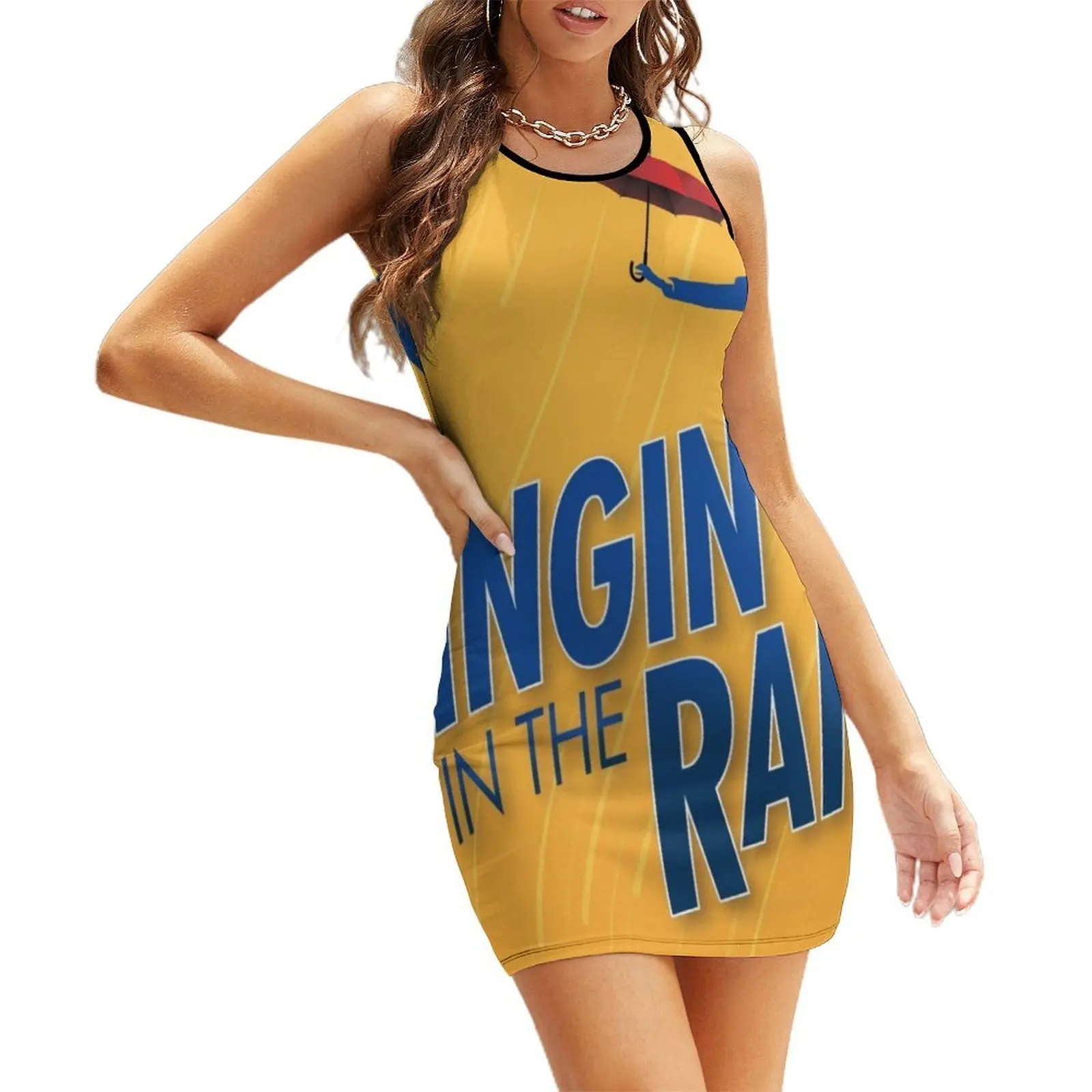 

Singin in the rain Sleeveless Sundress Dress vintage dresses for womens ceremony dresses summer outfits for women 2025
