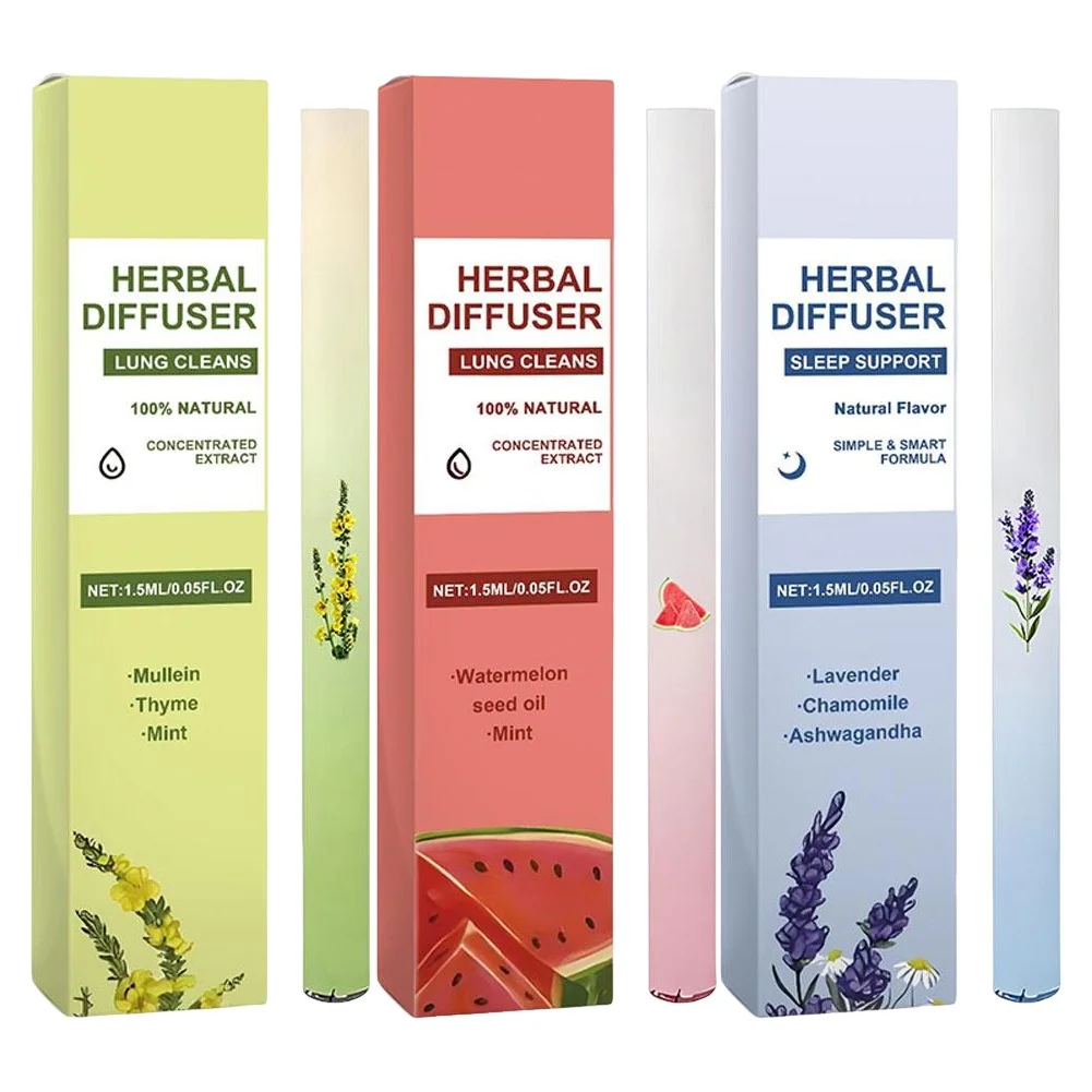 

Lung Cleaning Stick Repair Airway Mucosa Lung Care Stick Camellia Fragrance Inhalation Lung Cleaning Device Breathing Discomfort