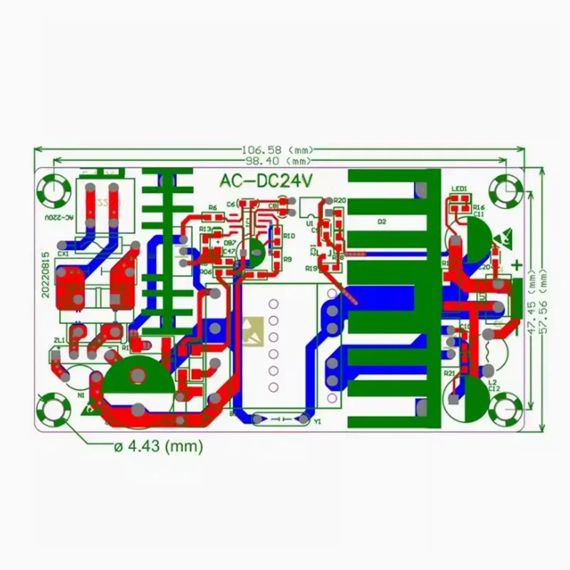 AC-DC Power Module 12V8A/24V4A Switching  Board 8A100W