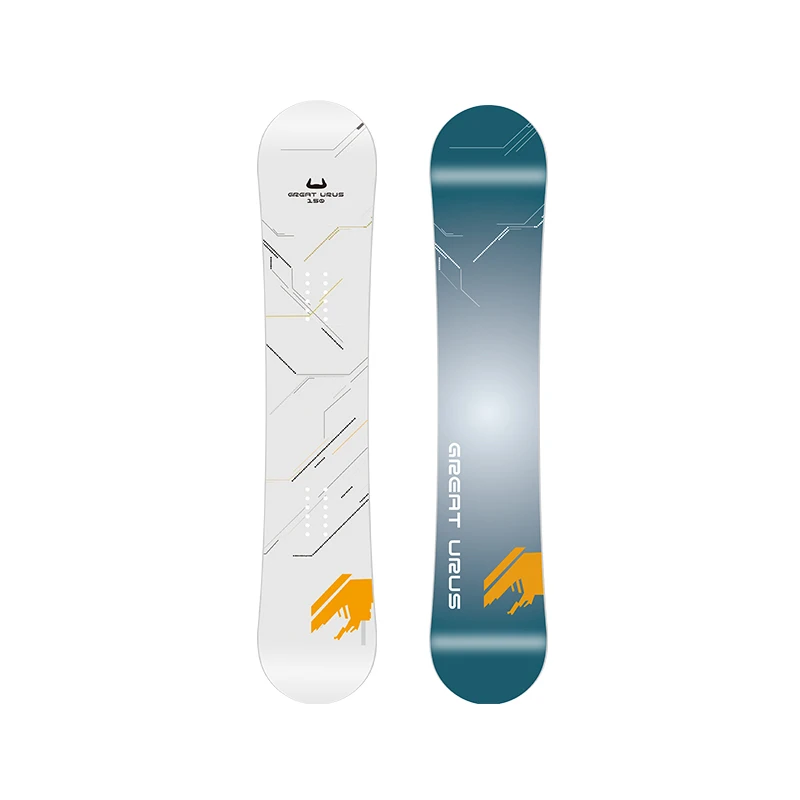 

Custom Carbon Fiber & Poplar Wood Ski With Asymmetrical Hem And 3D Printing Packaging Adult Winter Outdoor Sports