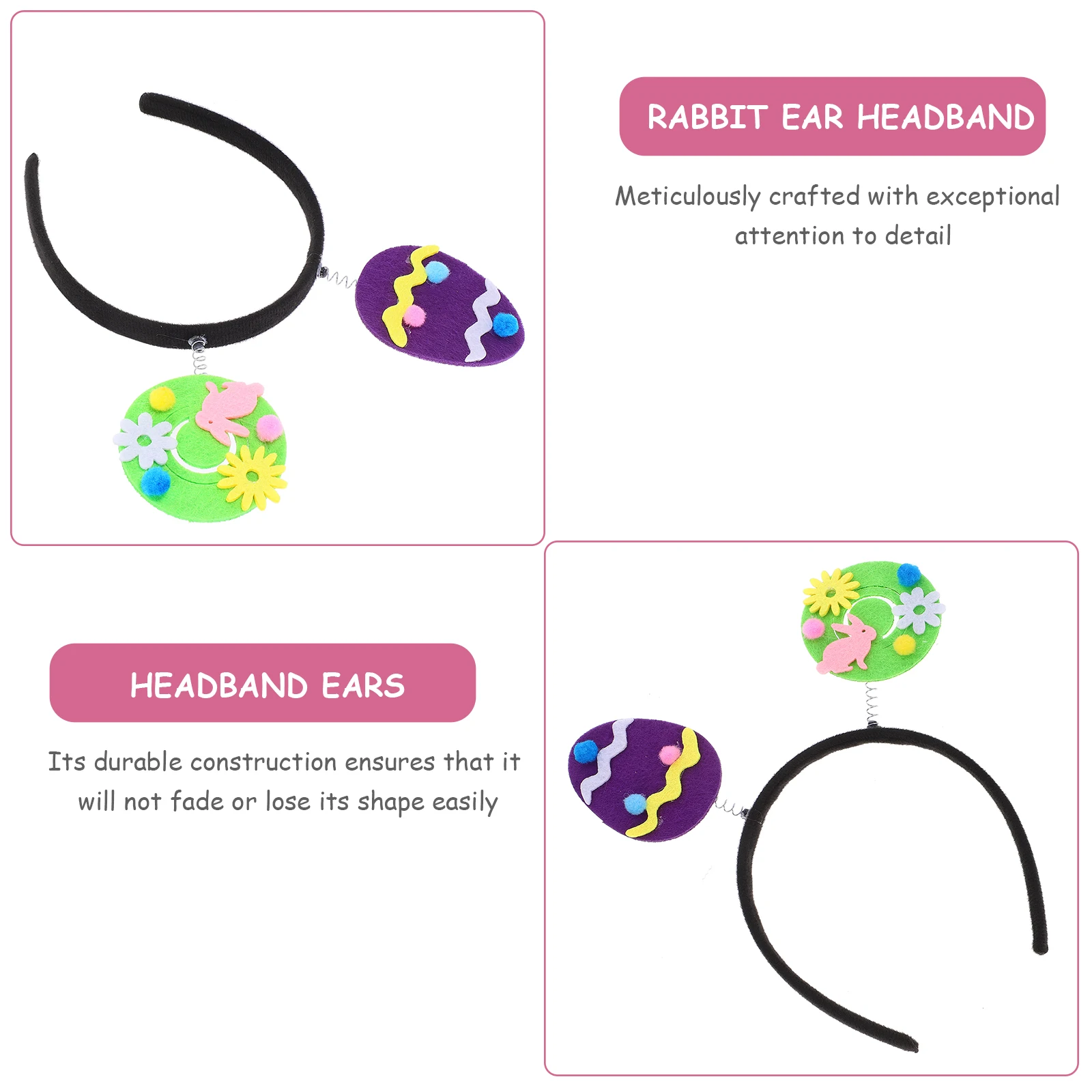 

Egg Hairband Cartoon Hairbands Festival Cute Headband Girls Accessories Carnival for Kids' Party Headwear Styling